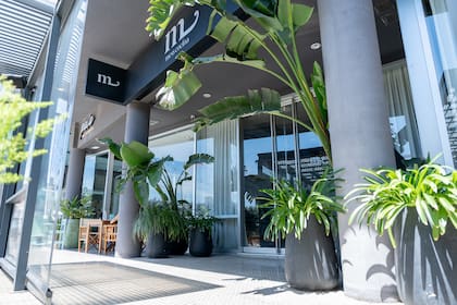 La puerta de ingreso a Mess Cocina, el emprendimiento del chef