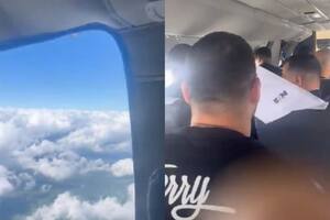 La puerta de la aeronave se abrió sin razón aparente