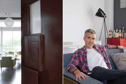 La puerta se abre a un living súper luminoso