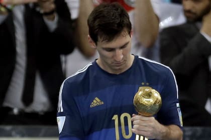 La Pulga, con el premio al mejor jugador del Mundial