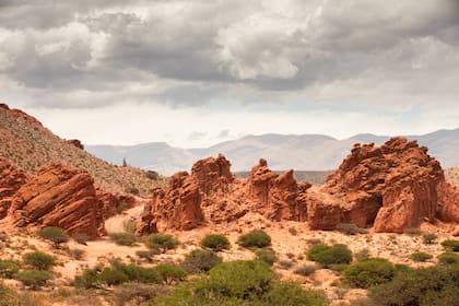 La Quebrada de las Señoritas tiene colores impactantes