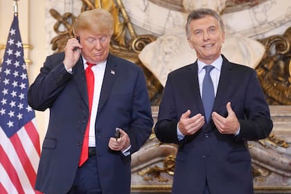 Macri en su encuentro con Trump, durante la cumbre del G-20 en la Argentina. La inserción internacional es destacado como un aspecto positivo de su gestión