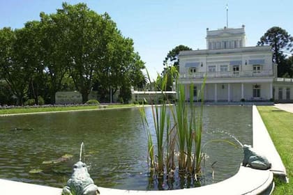 Los jardines de la residencia presidencial, un paisaje imponente