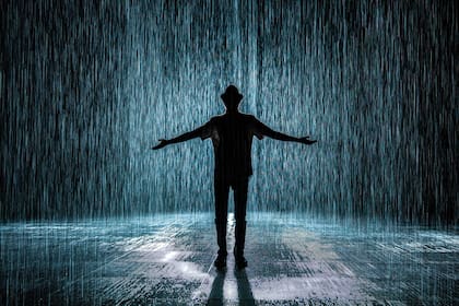 La Rain Room en una sala de la Sharjah Art Foundation fue un suceso en pleno centro histórico de Dubái