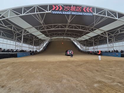 La rampa de arena Récord Guiness por su inclinación de 28°