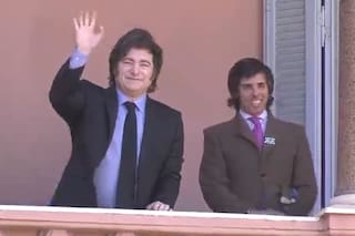 Robertito Funes contó por qué apareció junto a Javier Milei en el balcón de la Casa Rosada