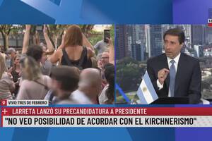 La reacción de Feinmann ante una respuesta de Rodríguez Larreta