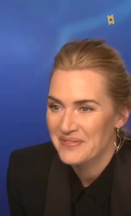 La reacción de Kate Winslet al escuchar que la periodista estaba nerviosa porque era su primera entrevista