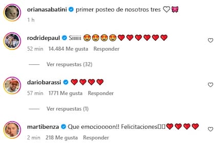 La reacción de la farándula tras el anuncio de Sabatini y Dybala