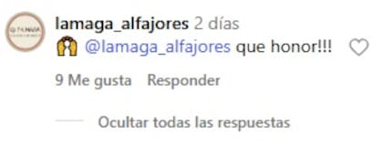 La reacción de La Maga Alfajores ante su puesto en el ranking