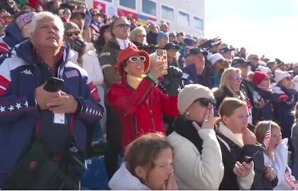 La reacción de los asistentes tras el duro accidente (Foto: X)