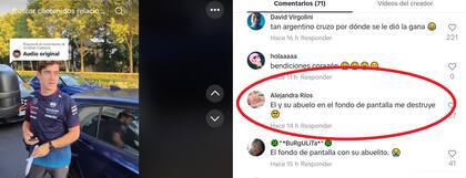 La reacción de los fanáticos al ver el gesto que tuvo Franco con su abuelo