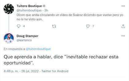 La reacción de los hinchas de Nacional ante el furcio de Luis Suárez