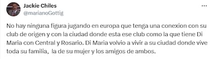 La reacción de los hinchas por el regreso de Di María