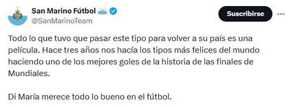 La reacción de los hinchas por el regreso de Di María