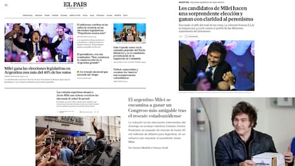 La reacción de los principales medios del mundo tras la victoria de La Libertad Avanza