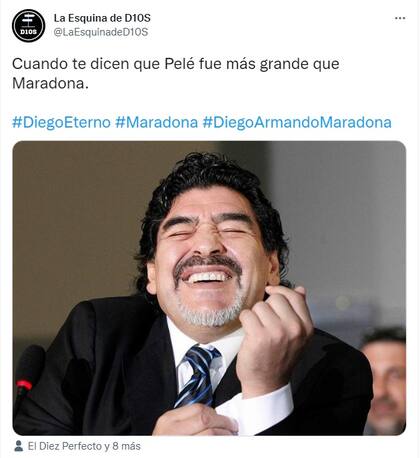 La reacción de los s a la falsa noticia de la muerte de Pelé (Foto: Twitter)