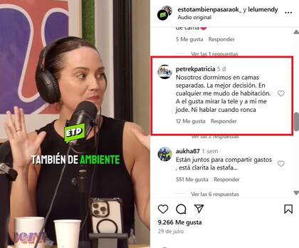 La reacción de los usuarios a la tendencia de dormir "divorciados"