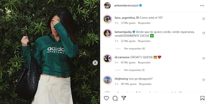 La reacción de los usuarios al look deportivo de Antonela Roccuzzo