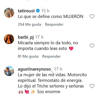 La reacción de los usuarios ante el nuevo rol de Mica como moza