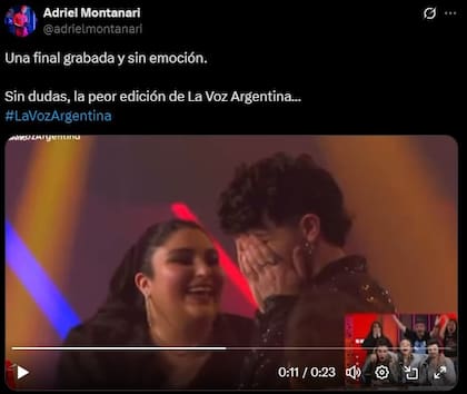 La reacción de los usuarios por el polémico final de La Voz Argentina