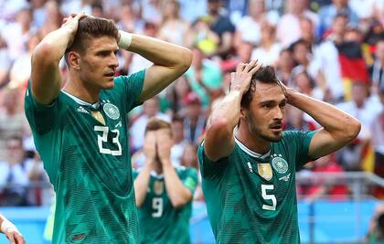 La reaccion de Mario Gómez y Mats Hummels