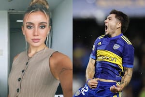 La reacción de Morena Beltrán al gol de Blondel y el picante tuit de Boca Juniors