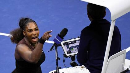 La reacción de Serena ante el unpire