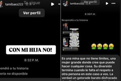 La reacción de Tamara Báez al ver involucrada a Jamaica en la relación de Wanda y L-Gante