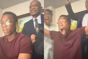 La reacción de un joven al ser admitido en la universidad de Harvard se hizo viral en las redes (Foto: TikTok @tawanasauruswreck)