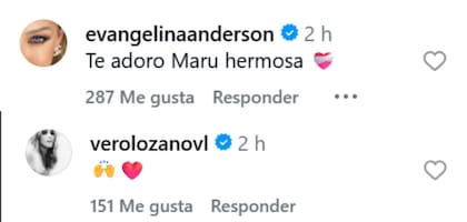 La reaccin de Vernica Lozano y Evangelina Anderson ante el posteo de Maru Botana