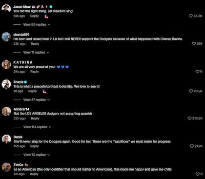 La reacción en redes sociales tras su interpretación del himno estadounidense en español