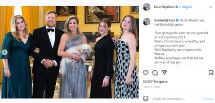 La realeza de Holanda felicitó la Navidad a través de Instagram.