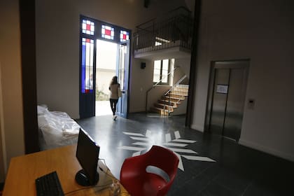 La recepción del hotel