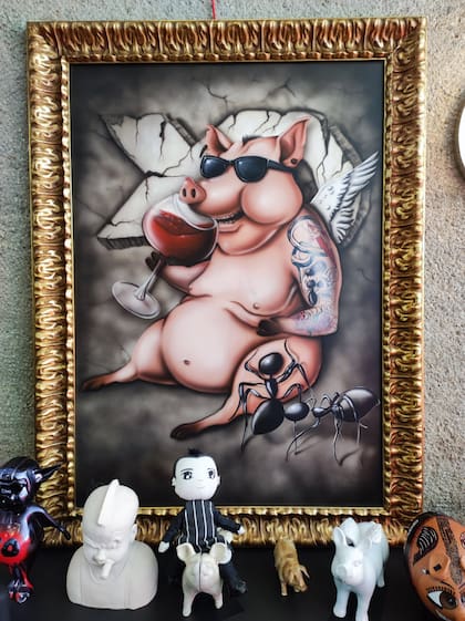 La recepción del restaurante.