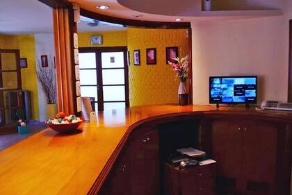 La recepción del Apart Hotel Dubrovnik, que se derrumbó este martes 29 de octubre