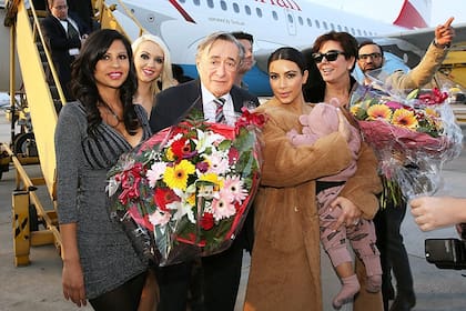 La recepción en el aeropuerto de Austria