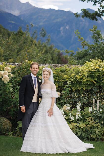 La recepción posterior fue en el castillo de Vaduz, una fortaleza medieval del siglo XII, con 130 habitaciones, donde viven los príncipes de Liechtenstein desde 1939
