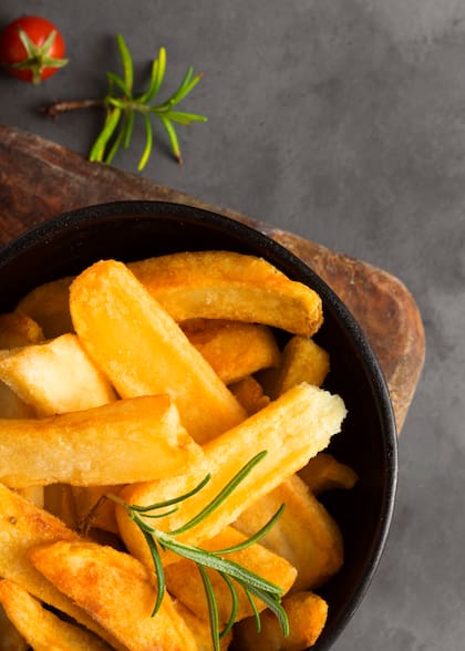 La receta ideal para lograr papas fritas crocantes