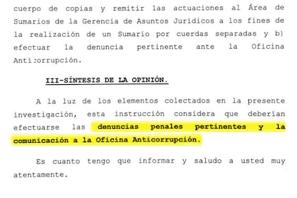 La recomendación de la auditoría interna de Casa de Moneda que sugiere ir a la Justicia