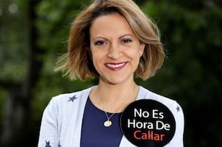 La periodista Jineth Bedoya Lima recibió la Pluma de Oro de la Libertad