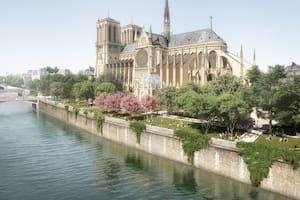 Así será el nuevo entorno de la catedral de Notre Dame: de hiperurbano a un oasis verde con 130 árboles