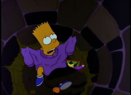 La recreación del mismo cuento de un chico presuntamente perdido, pero en versión Simpsons