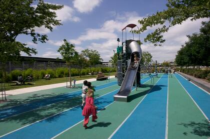 La recreación para los más pequeños también estuvo dentro de los planes en la creación de este parque.