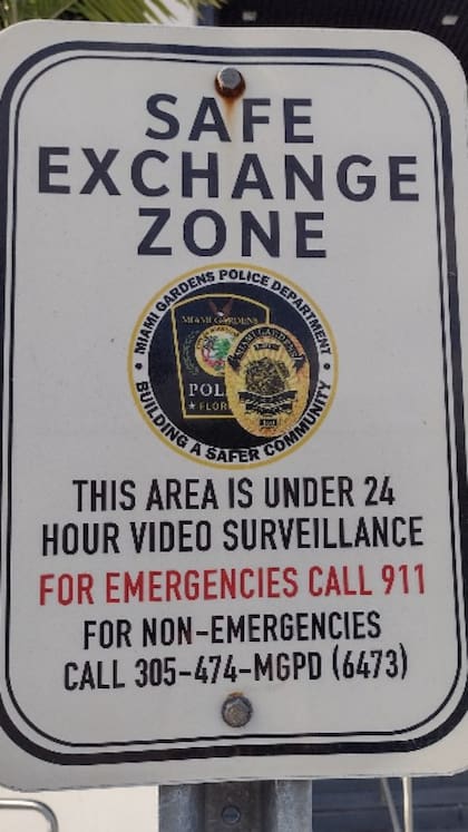 La red de “Safe Exchange Zones” se distribuye en distintos puntos de Miami-Dade