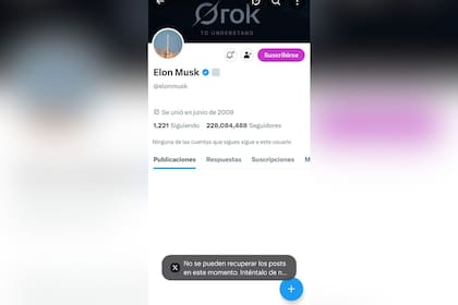 La red social X presenta fallas tras el fallo de Cloudflare