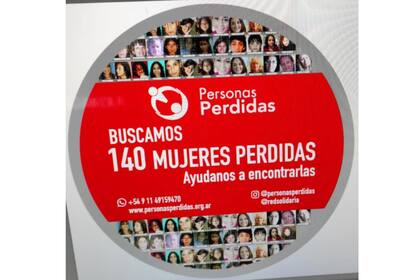 La Red Solidaria busca a 140 mujeres que siguen desaparecidas en la Argentina