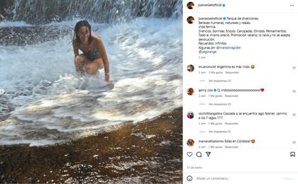 La reflexión de Juana Viale durante sus vacaciones (Foto: Instagram @juanavialeoficial)