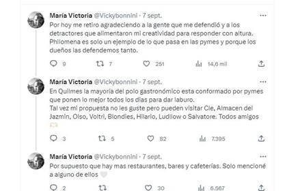 La reflexión final de María Victoria sobre su experiencia con el dulce de leche