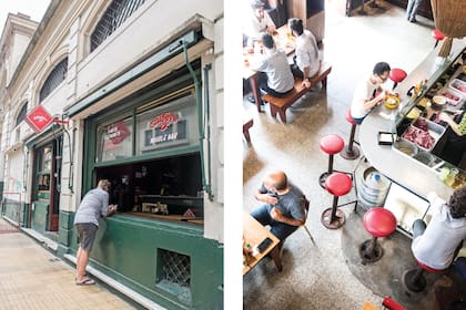 La reforma del local estuvo a cargo de la arquitecta Guillermina Luz Sánchez. Los antiguos hornos de La Coruña (el bar que ocupaba este local) se reformularon como frente de la barra.